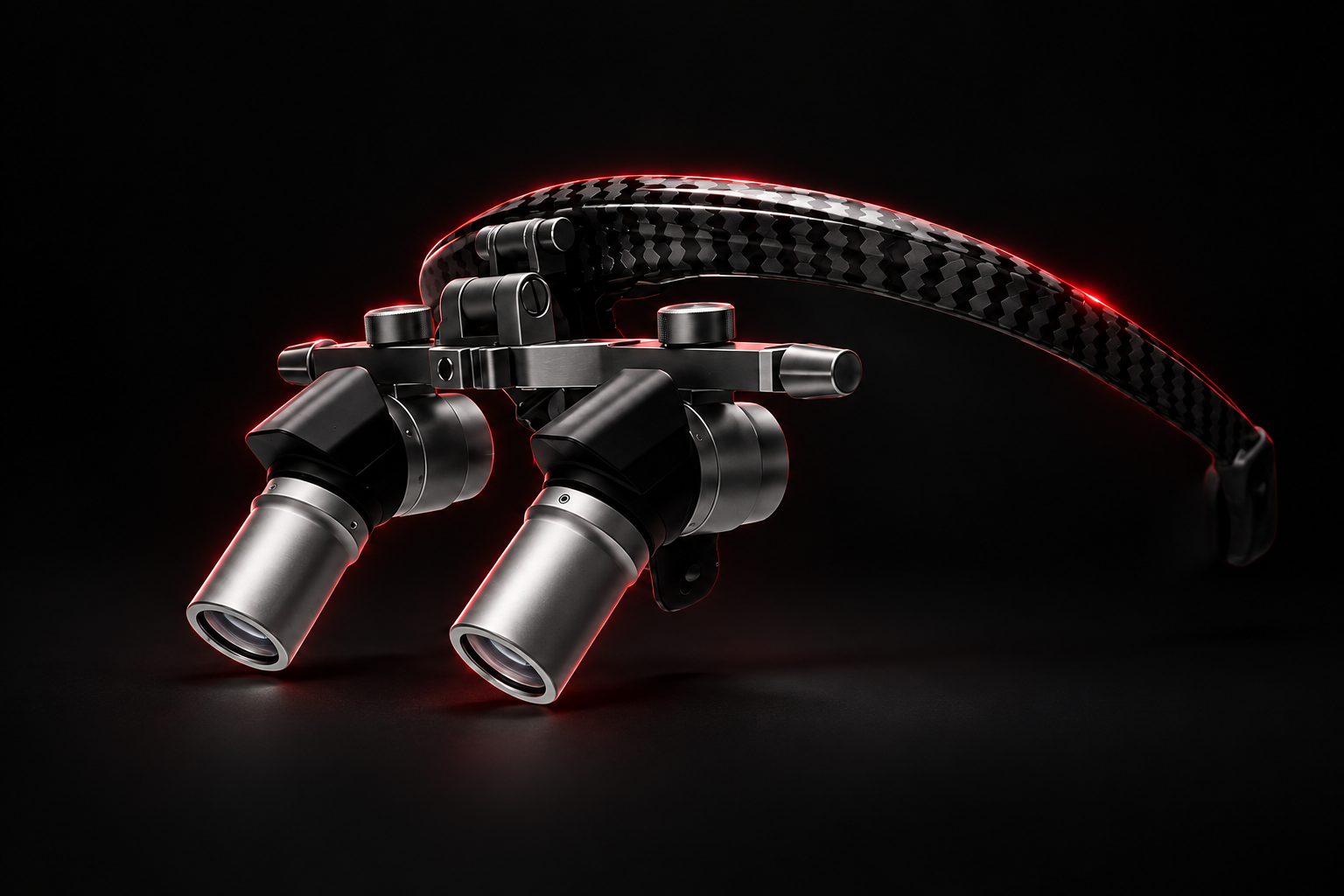 Model EL adjustable carbon headband loupes